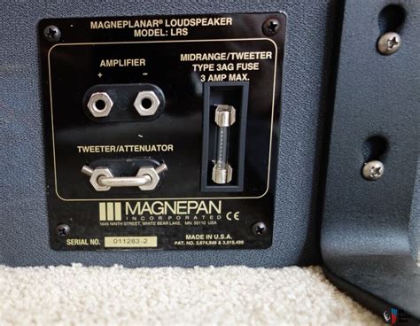 The LRS, in contrast, is a . . Speaker cables for magnepan lrs
